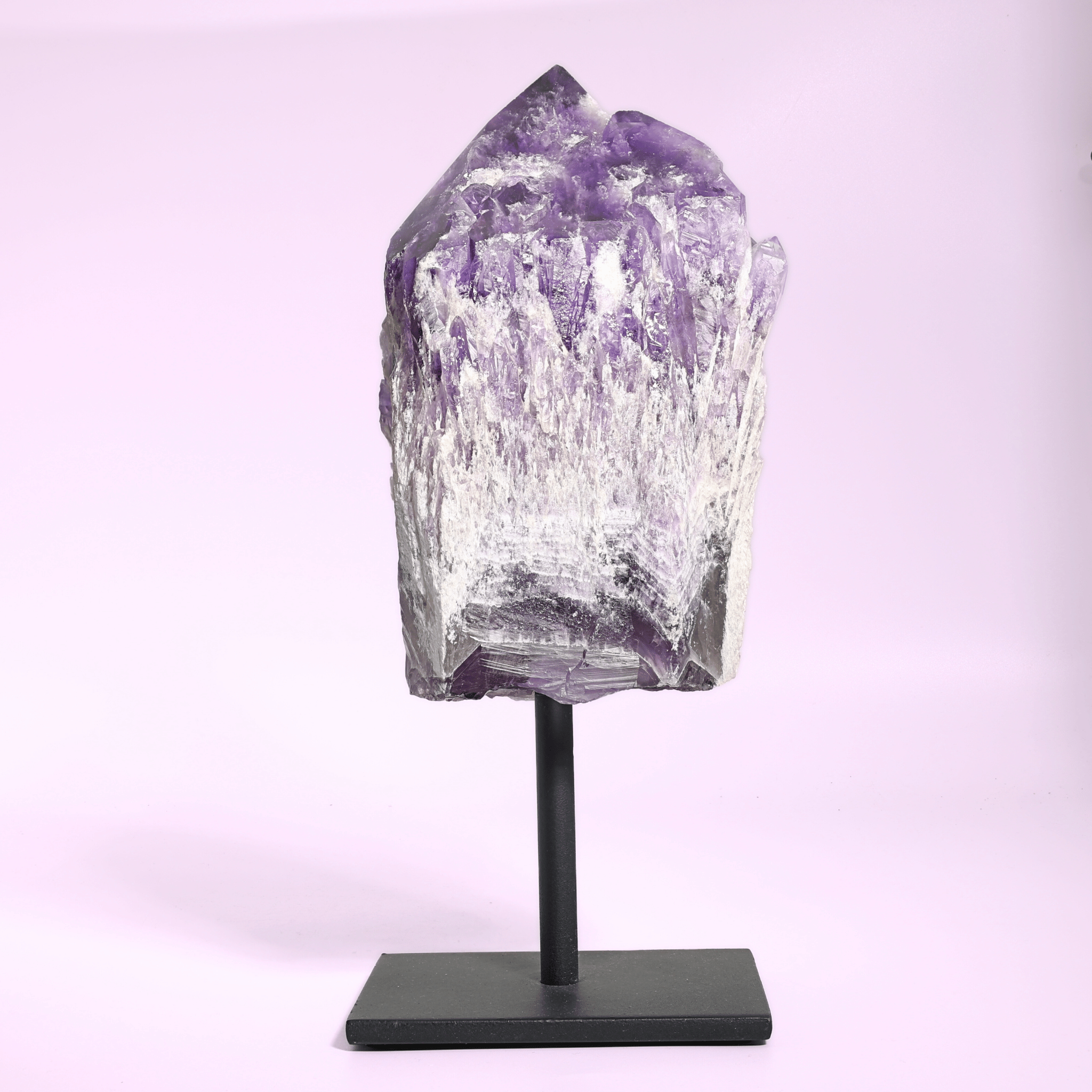 Große Amethyst Druse auf Ständer