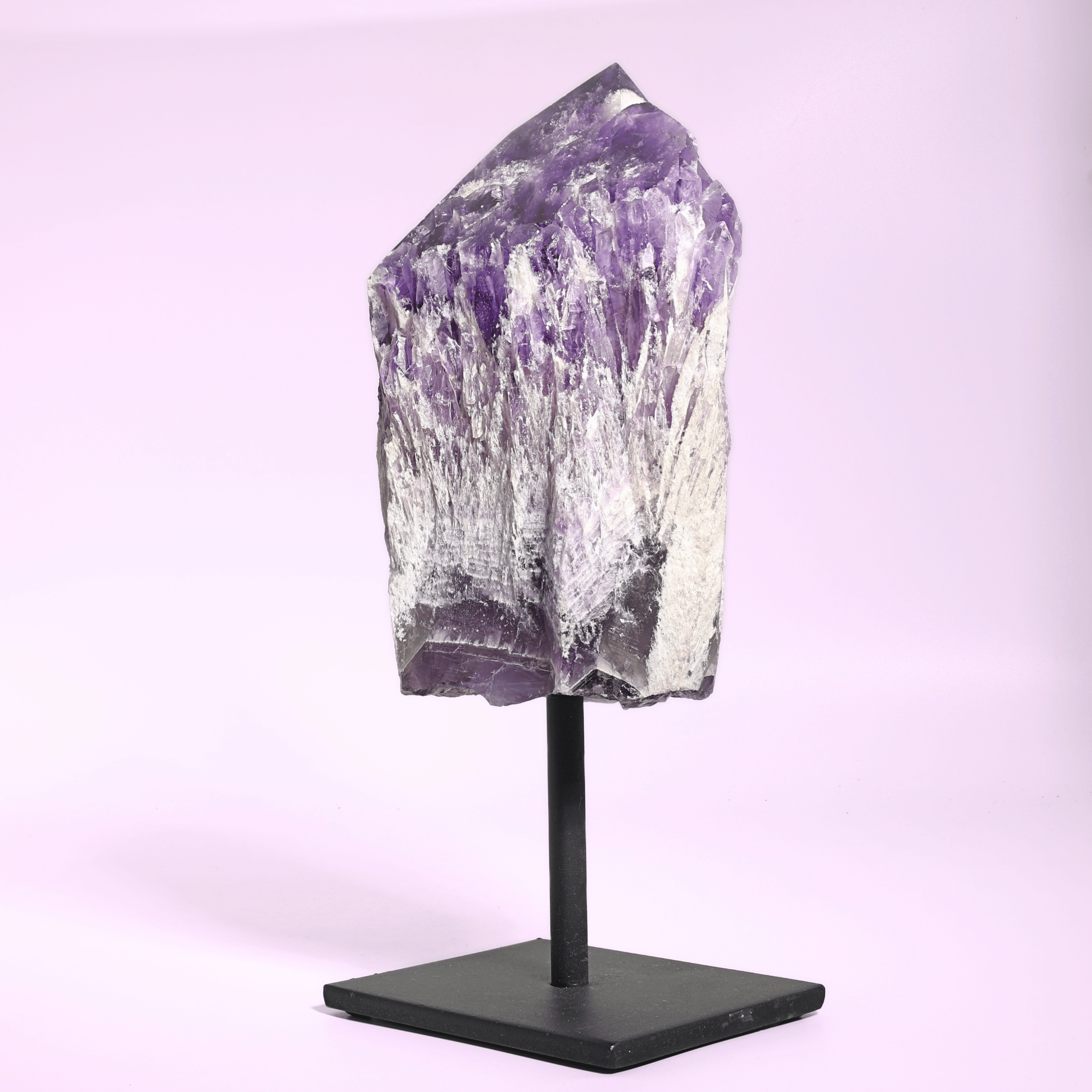 Große Amethyst Druse auf Ständer