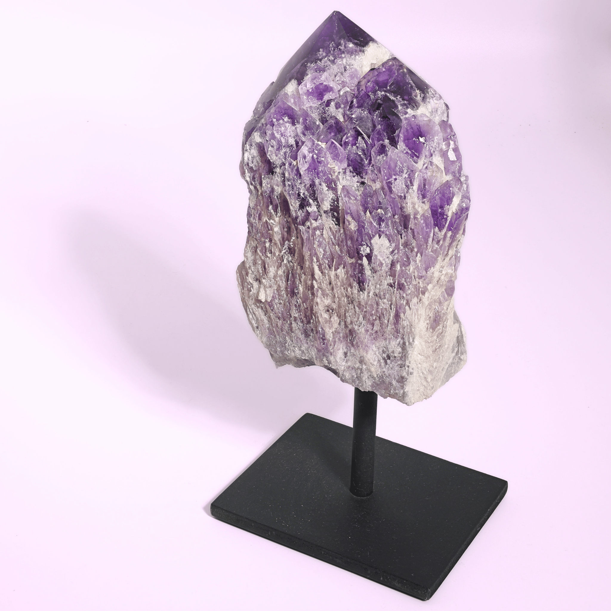 Große Amethyst Druse auf Ständer
