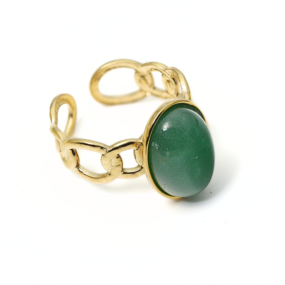 Savia Edelstein Ring – Grüner Aventurin